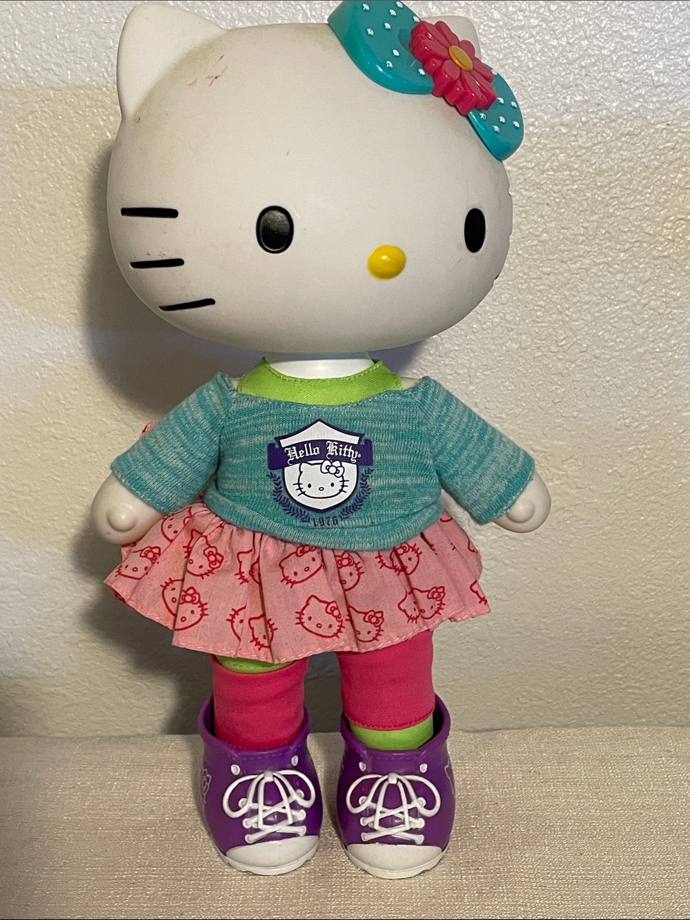 Hello Kitty Teal, Pink & Purple Plush Fashion Doll